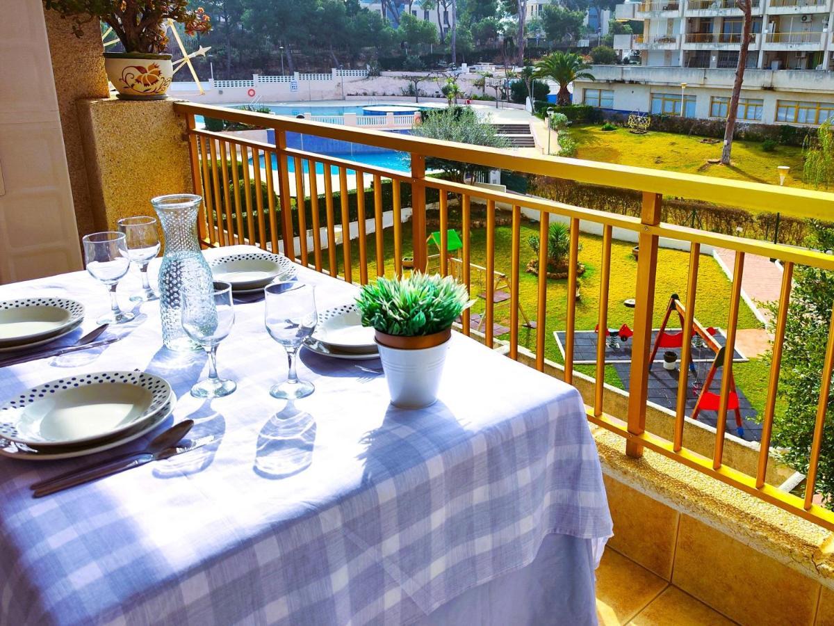 Luminoso Apartamento En Salou Con Terraza Y Parque Infantil Ideal Familias Zewnętrze zdjęcie